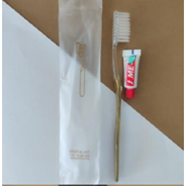 Зубной набор в мягком пакете (полупрозрачном) 3гр Hotel Expert